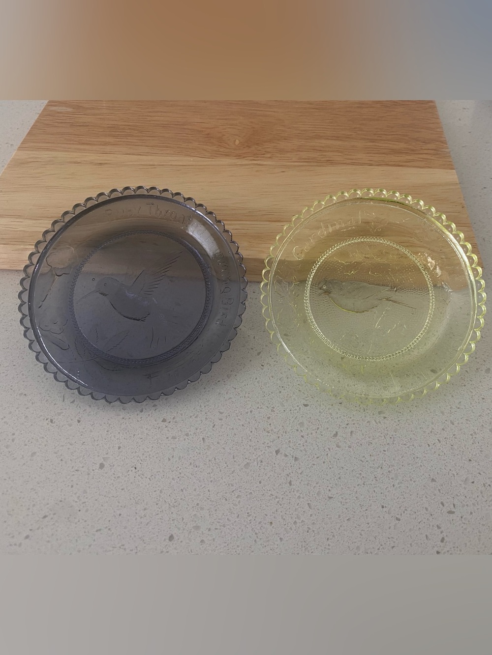 2 Collectible Pairpoint Cup Plates, TWB Thornton W Burgess Series,